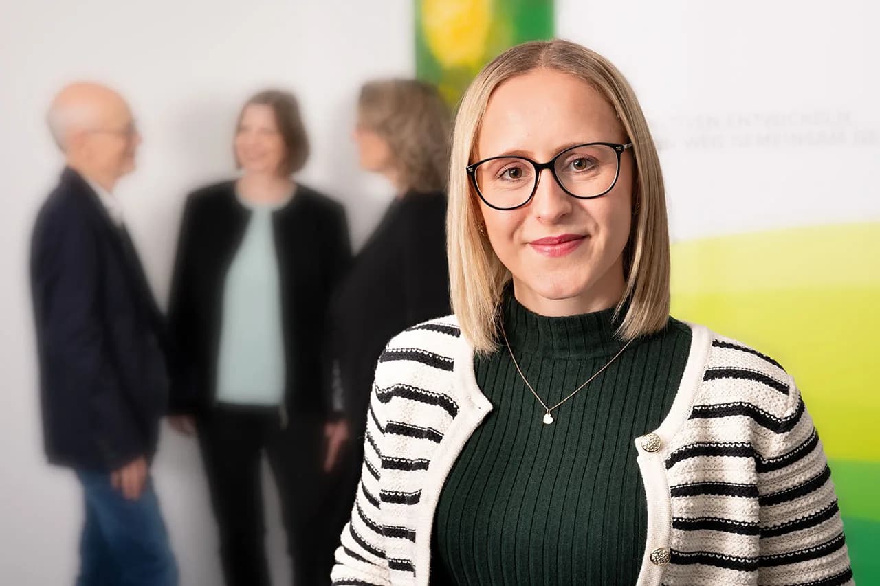 Porträt von Fenja Feistel, Personalverantwortliche im Futura-Team