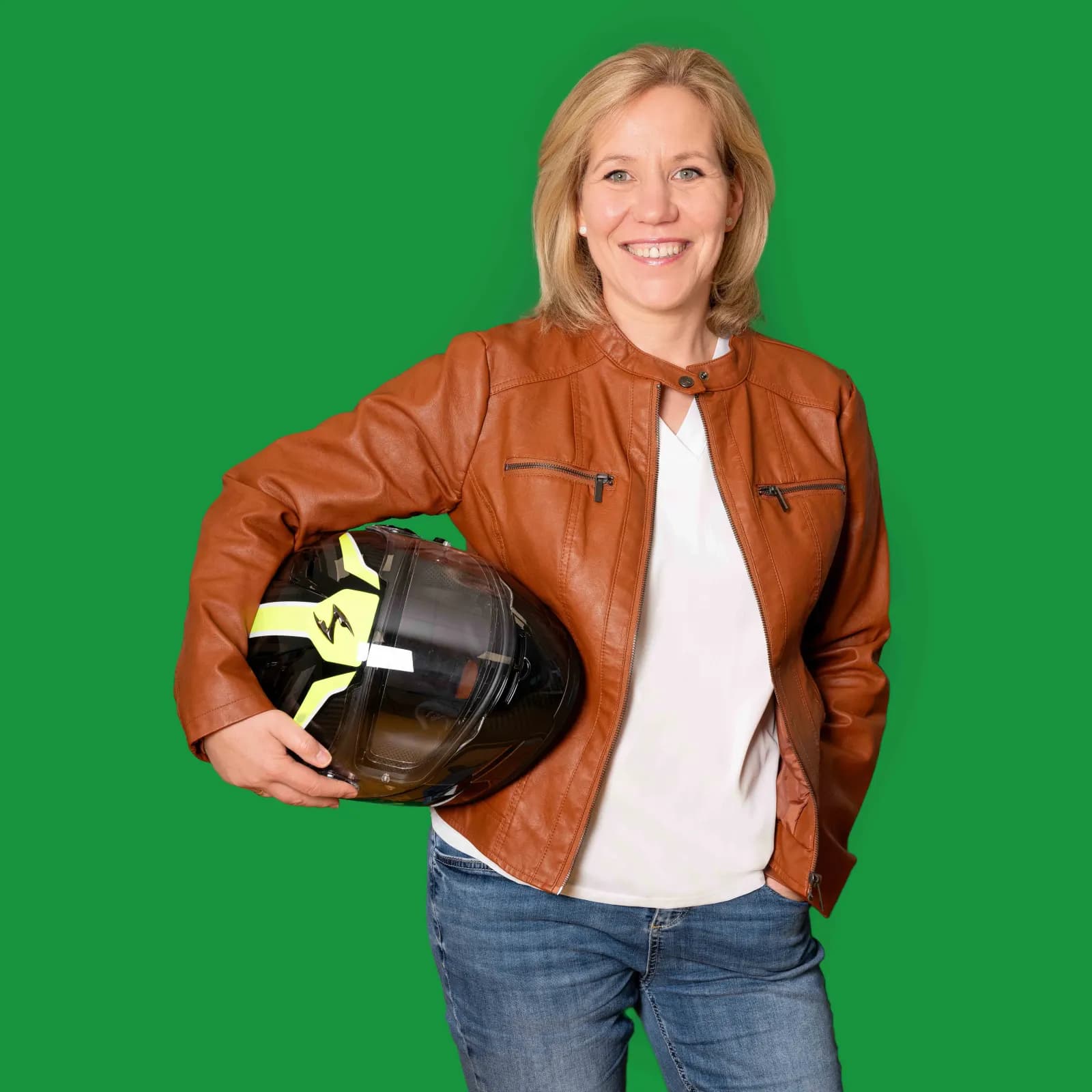 Sabine Hanisch von Futura bei einer privaten Freizeitaktivität